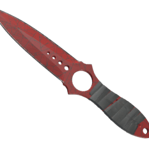 ★ StatTrak™ Skeleton Knife | Crimson Web (Well-Worn)