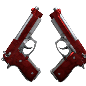 Dual Berettas | Hemoglobin (Minimal Wear)