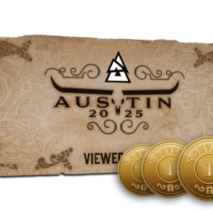 Austin 2025 Viewer Pass + 3 Souvenir Tokens